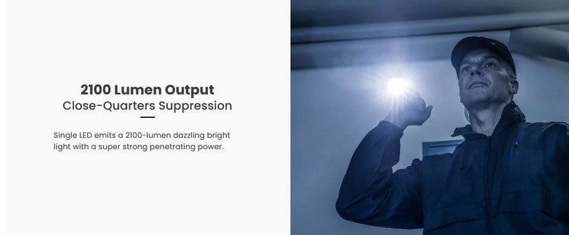 Lampe Torche Tactique Nextorch TA30 MAX - 2100 Lumens One Step Strobe  NYCTALOPE  