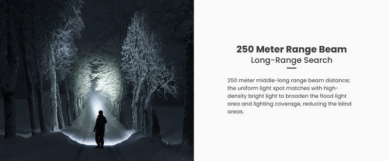 Lampe Torche Tactique Nextorch TA30 MAX - 2100 Lumens One Step Strobe  NYCTALOPE  