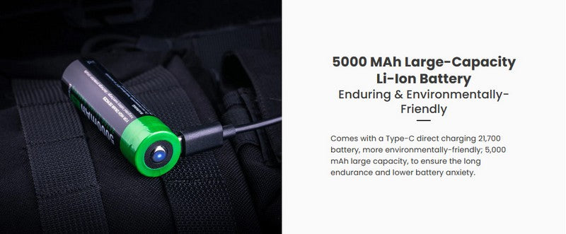 Lampe Torche Tactique Nextorch TA30 MAX - 2100 Lumens One Step Strobe  NYCTALOPE  