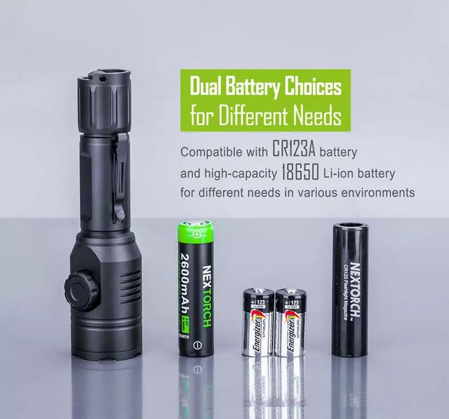 Lampe Torche tactique Nextorch T53 SET- 760 Lumens rechargeable - Kit chasse  NYCTALOPE  