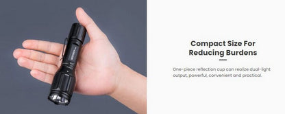 Lampe Torche tactique Nextorch T5G V2.0 SET - 1200 Lumens rechargeable - Kit chasse - lumière blanche et verte  NYCTALOPE  