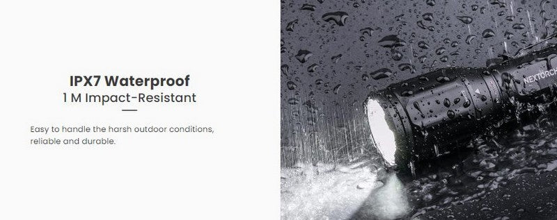 Lampe Torche tactique Nextorch T5G V2.0 SET - 1200 Lumens rechargeable - Kit chasse - lumière blanche et verte  NYCTALOPE  