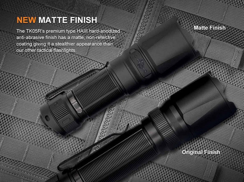 Lampe Torche Tactique Compacte Fenix TK05R - 1000 Lumens rechargeable  NYCTALOPE  