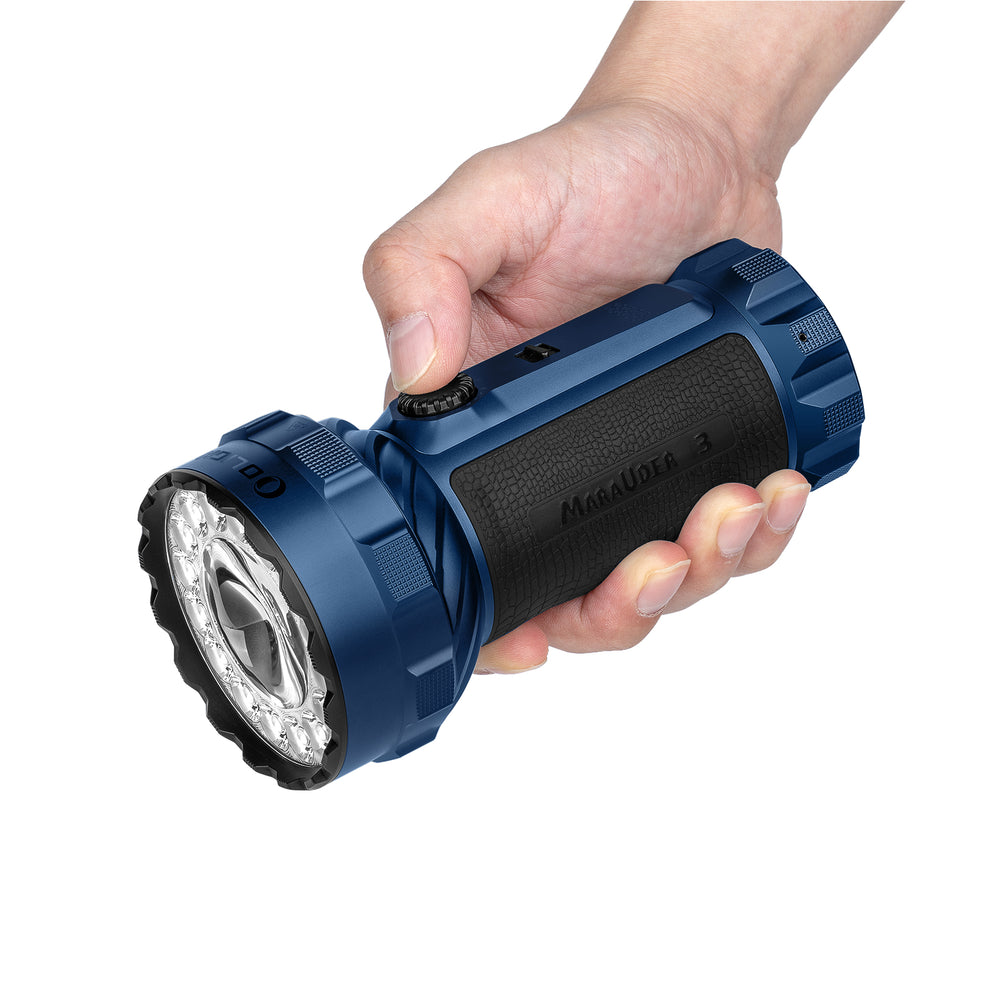 Olight Marauder 3 - Lampe torche LED rechargeable 25 000 lumens triple faisceau