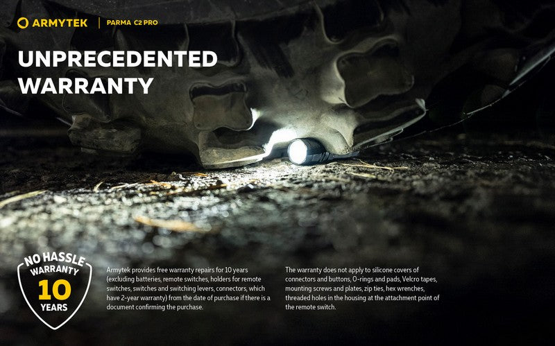 Lampe torche tactique Armytek Parma C2 Pro - 1500 Lumens  NYCTALOPE  