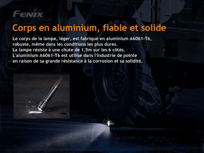 Lampe Torche Fenix TK11 TAC – 1600 Lumens – Interrupteur tactique breveté  NYCTALOPE  