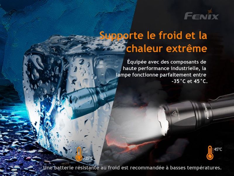 Lampe Torche Fenix TK11 TAC – 1600 Lumens – Interrupteur tactique breveté  NYCTALOPE  