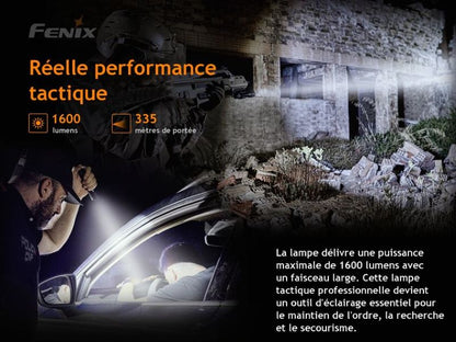 Lampe Torche Fenix TK11 TAC – 1600 Lumens – Interrupteur tactique breveté  NYCTALOPE  