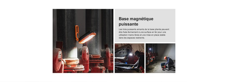 Lampe de travail lanterne Olight Swivel Pro max - 1600 Lumens projecteur rechargeable  NYCTALOPE  