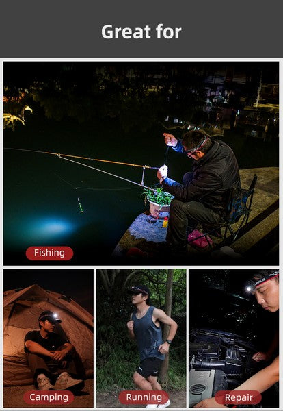 Lampe Frontale Klarus HM3 - 670 Lumens - Lumière rouge - rechargeable - Ultra légère  NYCTALOPE  