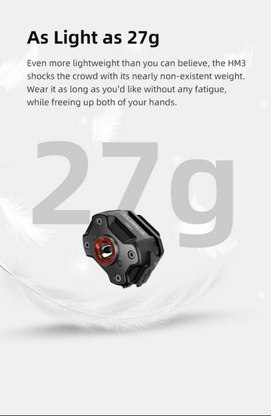 Lampe Frontale Klarus HM3 - 670 Lumens - Lumière rouge - rechargeable - Ultra légère  NYCTALOPE  