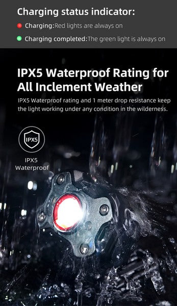 Lampe Frontale Klarus HM3 - 670 Lumens - Lumière rouge - rechargeable - Ultra légère  NYCTALOPE  