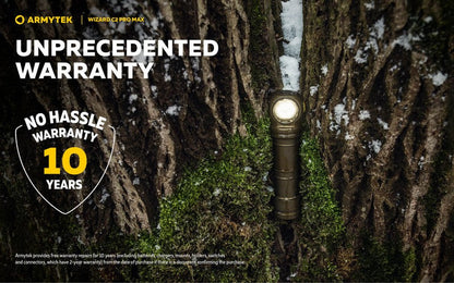 Lampe Frontale Armytek Wizard C2 PRO MAX OLIVE Magnet USB 4000 Lumens - rechargeable en USB  NYCTALOPE  