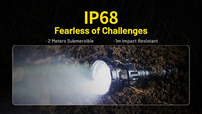 Lampe torche Nitecore P40 tactique laser LEP – 2000 Lumens  NYCTALOPE  