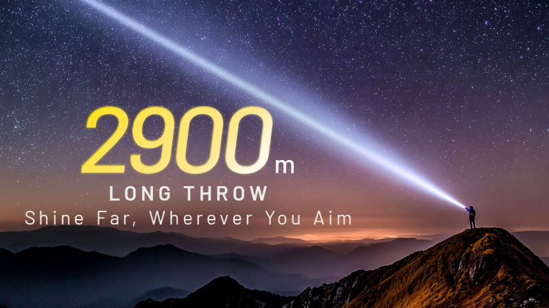 Lampe torche Nitecore P40 tactique laser LEP – 2000 Lumens  NYCTALOPE  