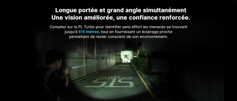 Lampe Torche Olight PL TURBO Valkyrie TAN – 800 Lumens - Lampe tactique militaire professionnelle  NYCTALOPE  