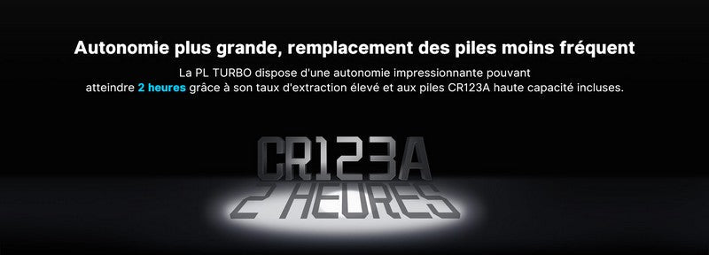 Lampe Torche Olight PL TURBO Valkyrie Noir – 800 Lumens - Lampe tactique militaire professionnelle  NYCTALOPE  