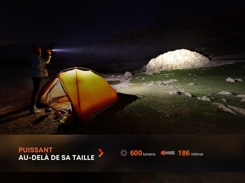 Lampe Torche Fenix LD12R - 600 Lumens - rechargeable  NYCTALOPE  