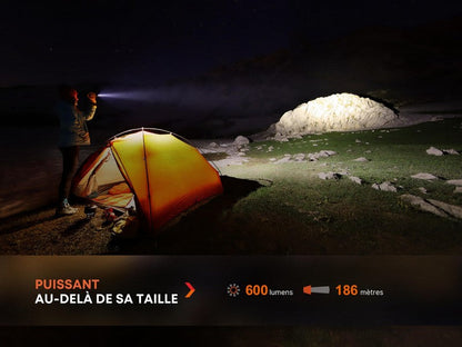 Lampe Torche Fenix LD12R - 600 Lumens - rechargeable  NYCTALOPE  