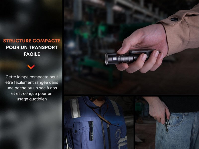 Lampe Torche Fenix LD12R - 600 Lumens - rechargeable  NYCTALOPE  