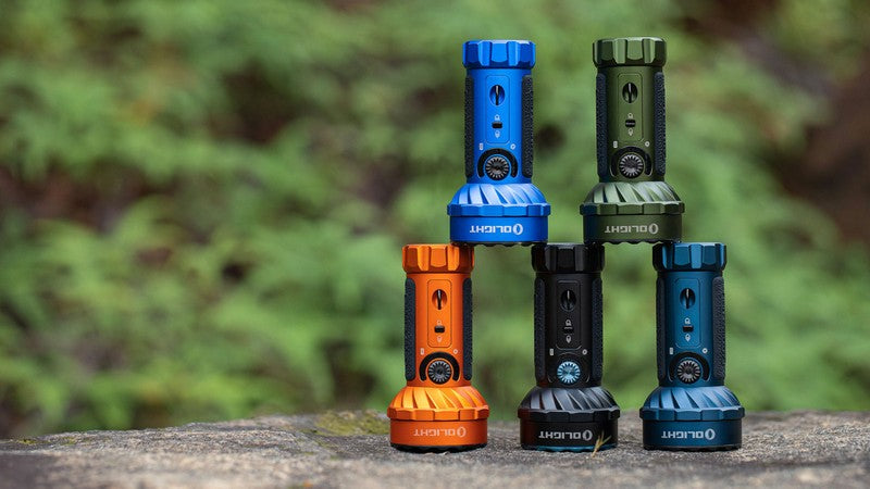 Lampe Torche Olight MARAUDER Mini TERRAIN DESERTIQUE - 7000 Lumens - Rechargeable - NYCTALOPE