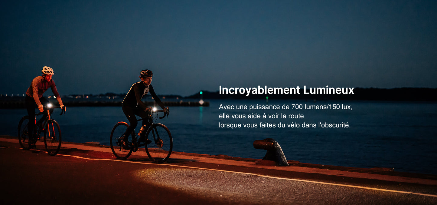 Lampe Vélo Olight Ray 150 STVZO - 700 Lumens 150 Lux  NYCTALOPE  
