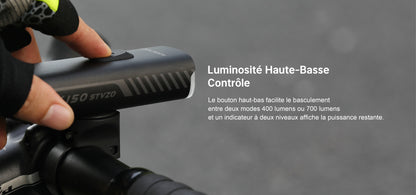 Lampe Vélo Olight Ray 150 STVZO - 700 Lumens 150 Lux  NYCTALOPE  