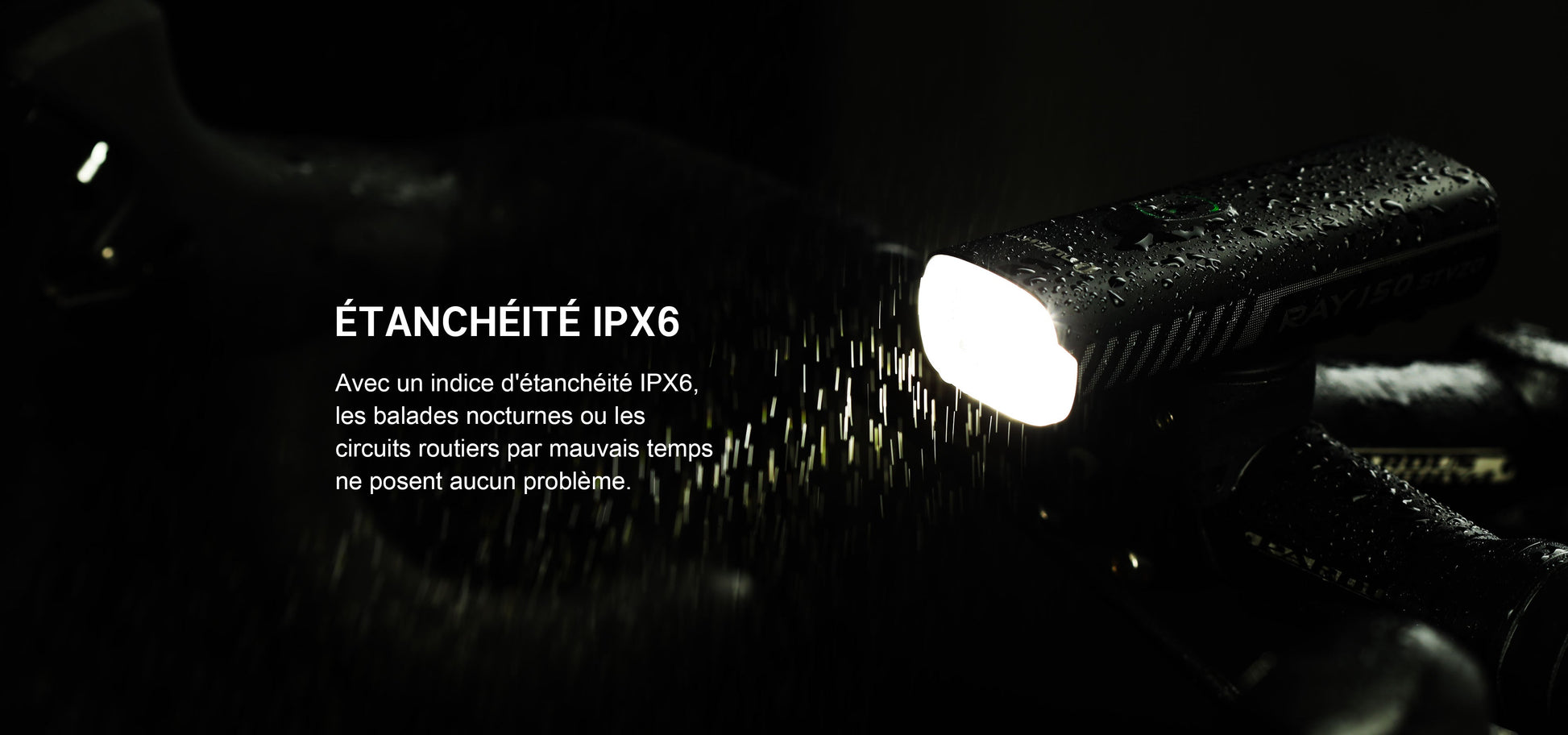 Lampe Vélo Olight Ray 150 STVZO - 700 Lumens 150 Lux  NYCTALOPE  