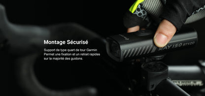 Lampe Vélo Olight Ray 150 STVZO - 700 Lumens 150 Lux  NYCTALOPE  