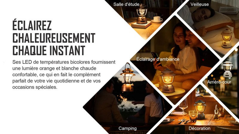 Olight Olantern Classic 2 Pro - Lanterne classic rechargeable pour bivouac  NYCTALOPE  