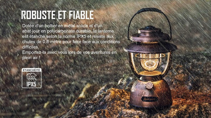 Olight Olantern Classic 2 Pro - Lanterne classic rechargeable pour bivouac  NYCTALOPE  