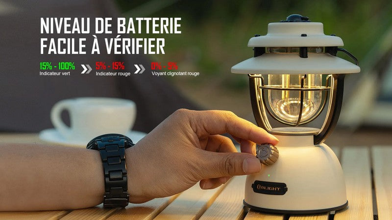 Olight Olantern Classic 2 Pro - Lanterne classic rechargeable pour bivouac  NYCTALOPE  