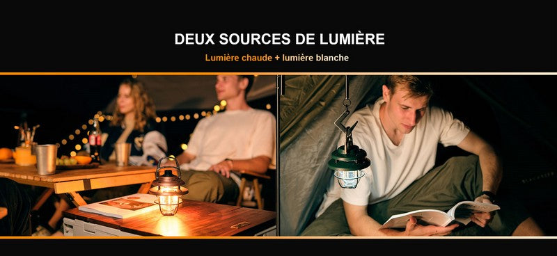 Olight Olantern Classic Mini - Lanterne de camping rechargeable rétro  NYCTALOPE  