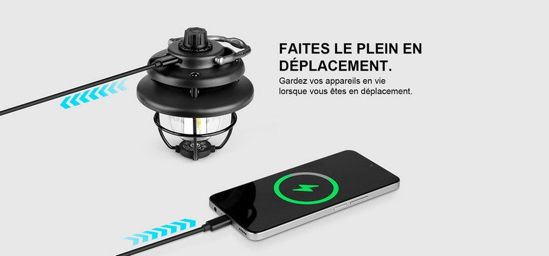 Olight Olantern Classic Mini - Lanterne de camping rechargeable rétro  NYCTALOPE  