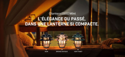 Olight Olantern Classic Mini - Lanterne de camping rechargeable rétro  NYCTALOPE  