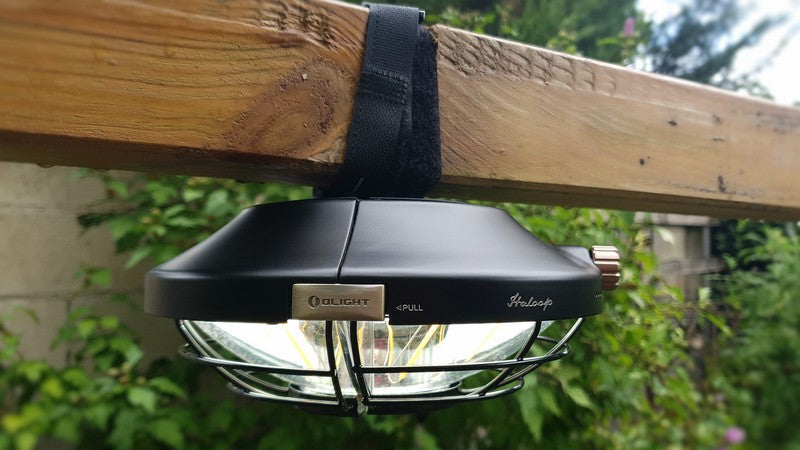 Olight Haloop - Lanterne parasol rechargeable pour camping  NYCTALOPE  