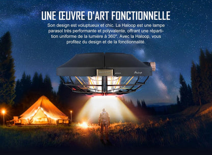 Olight Haloop - Lanterne parasol rechargeable pour camping  NYCTALOPE  