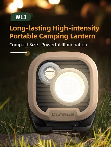 Lanterne Klarus WL3 1500 Lumens – Rechargeable et Powerbank  NYCTALOPE  