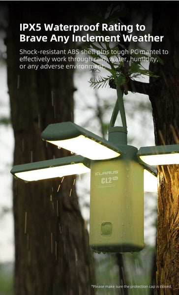 Lanterne Klarus CL2 PRO VERTE - 750 Lumens - Rechargeable et Powerbank  NYCTALOPE  