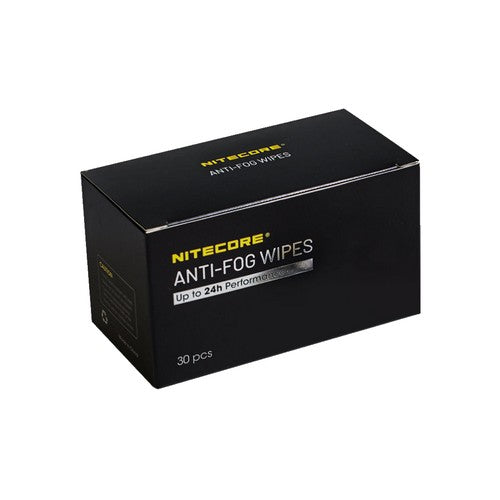 Lingettes Anti-buée Nitecore NC-CK007 – Antibactériennes – 30 pièces  NYCTALOPE  
