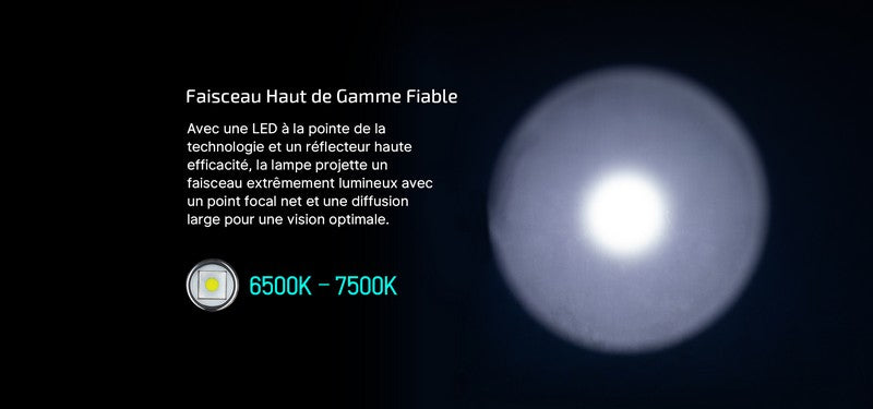 Lampe Torche Olight Baton Turbo - 1000 Lumens rechargeable  NYCTALOPE  