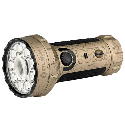 Lampe Torche Olight MARAUDER Mini TERRAIN DESERTIQUE - 7000 Lumens - Rechargeable - NYCTALOPE