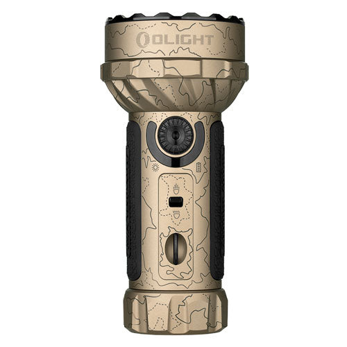 Lampe Torche Olight MARAUDER Mini TERRAIN DESERTIQUE - 7000 Lumens - Rechargeable - NYCTALOPE