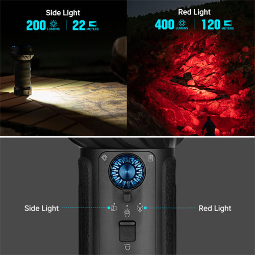 Lampe Torche Olight MARAUDER Mini 2 – 10000 Lumens rechargeable  NYCTALOPE  