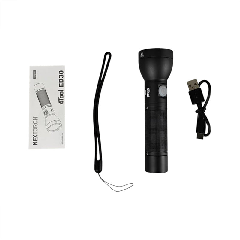 Nextorch ED30 - Lampe torche rechargeable USB-C 1000 lumens