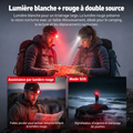 Nextorch hiStar - Lampe frontale rechargeable 2300 lumens lumière blanche et rouge