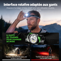 Nextorch hiStar - Lampe frontale rechargeable 2300 lumens lumière blanche et rouge