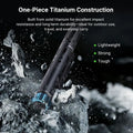 Nextorch NP12 Ti - Stylo tactique titane bolt-action à pointe brise-vitre