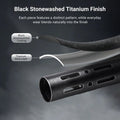 Nextorch NP12 Ti - Stylo tactique titane bolt-action à pointe brise-vitre