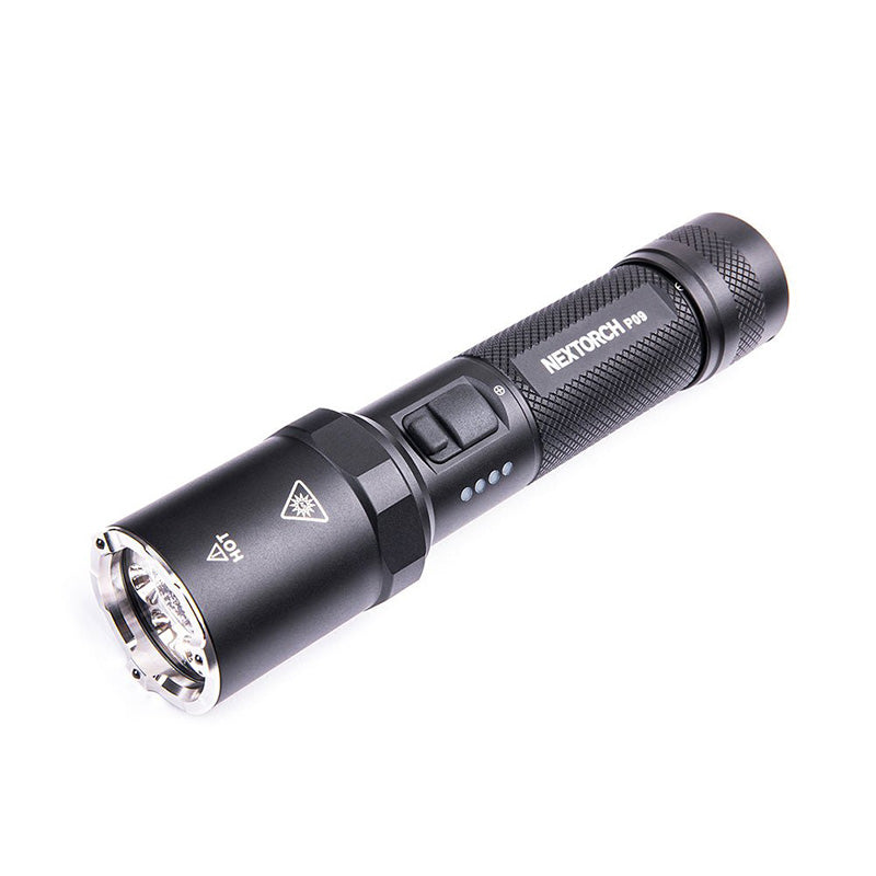 Nextorch P09 - Lampe tactique 2000 lumens 4 sources blanc, UV, rouge et bleu